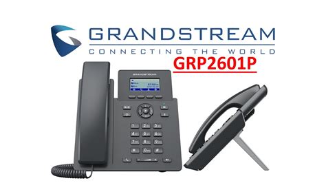 COMO CONFIGURAR TELÉFONO IP GRP2601P GRANDSTREAM YouTube