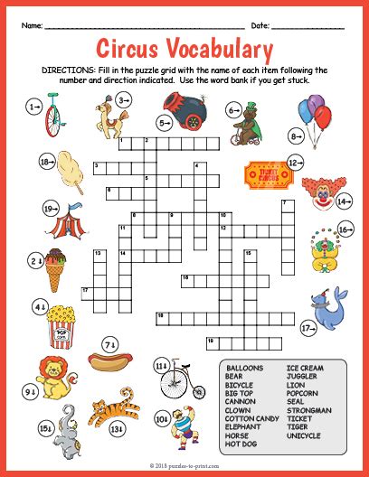 Free Crossword Puzzles Vocabulary Printable Download Free Crossword