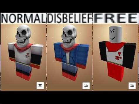 How To Make Papyrus In Roblox YouTube