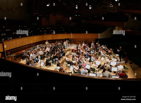 Bbc National Orchestra Of Wales In Rehearsal St Davids Hall Cardiff City Centre South Wales