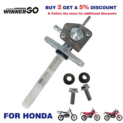 Motorcycle Gas Fuel Tank Switch Petcock Valve For Honda Xr Crf Crf F