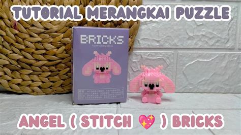 Tutorial Merangkai Micro Bricks Puzzle Angel Stitch S Love How To Build Disney Bricks