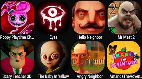 Poppy Playtime Chapter 2 Eyes Horror Games Hello Neighbor Mr Meat 2