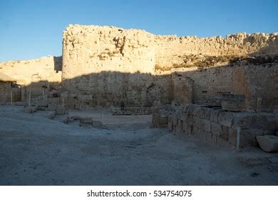 Mount Herodion Ruins Fortress King Herod Stock Photo 2215667571 | Shutterstock