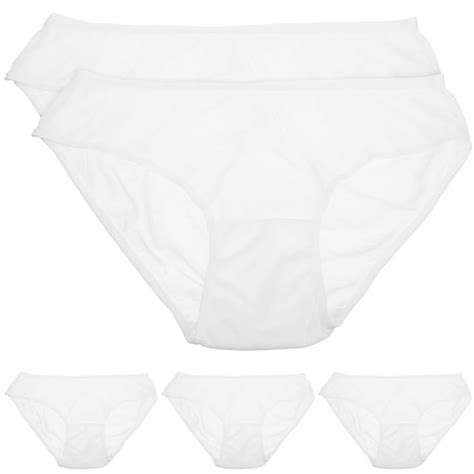 Onaparter 5 Pcs Disposable Panties Postpartum Underwear Women Brief