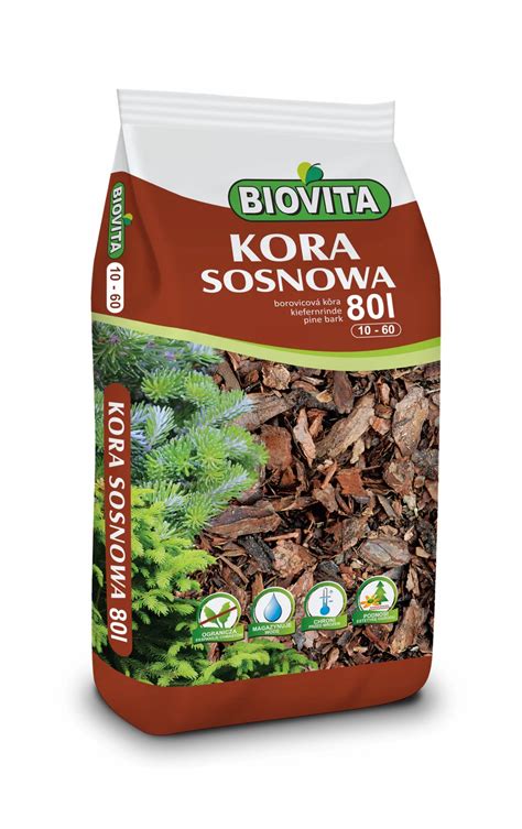 KORA SOSNOWA GRUBA SORTOWANA OGRODOWA OGRÓD 80l premium 5907813160080