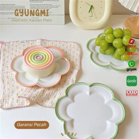 Jual Siggi Gyungmi Korean Aesthetic Plate Piring Korea Keramik