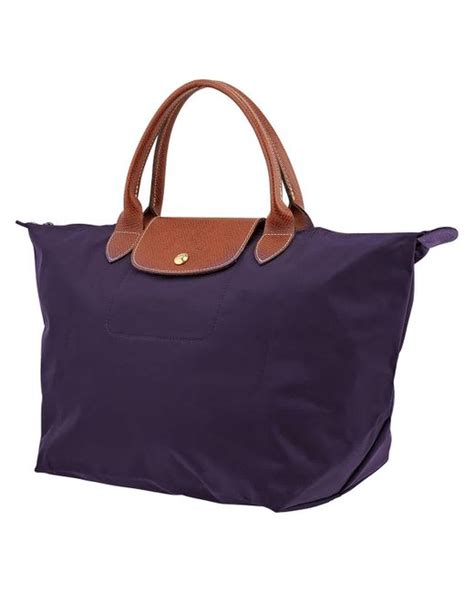 Longchamp Le Pliage Top H In Purple Lyst