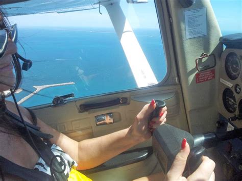 Learning To Fly In A Cessna 152 Aerobat Airplane Perth Girl