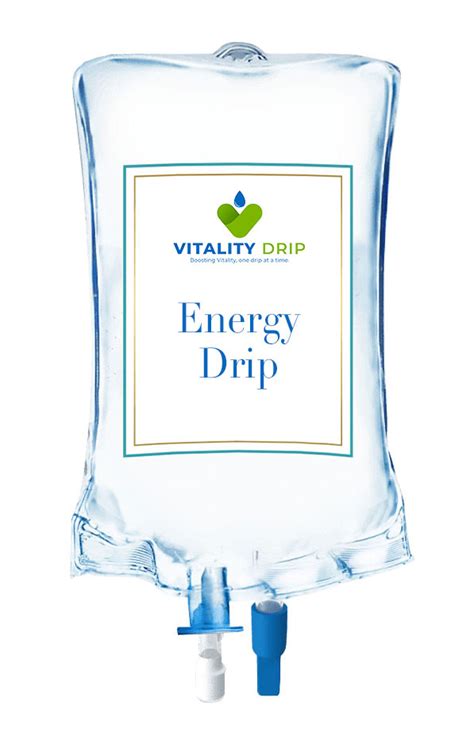 Iv Vitality Drip Menu Iv Hydration