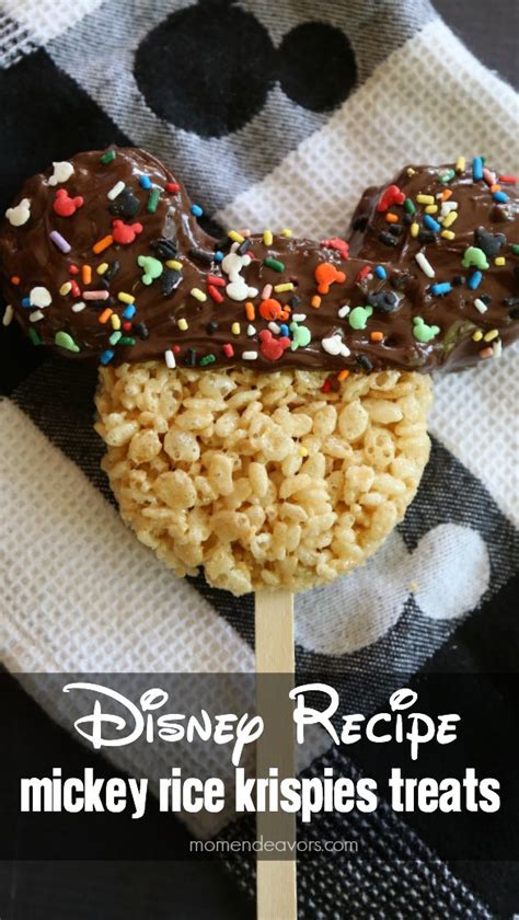 Disney Copycat Recipes Chocolate Dipped Mickey Rice Krispies Treats