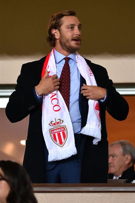 Photo Pierre Casiraghi Au Stade Louis Ii Lors De La Victoire En Ligue