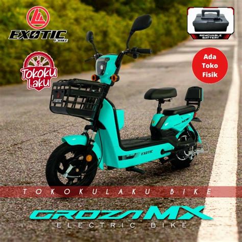 Jual Bumbug Sepeda Listrik Murah Groza Mx Croza Electric 500 Watt