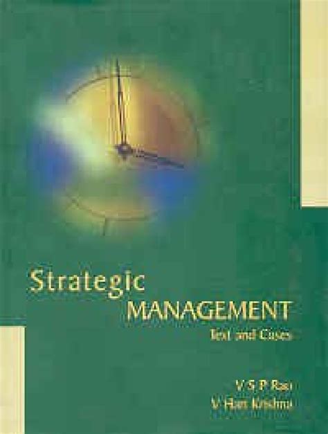 Buy Strategic Management Text And Cases Book Online At Low Prices In