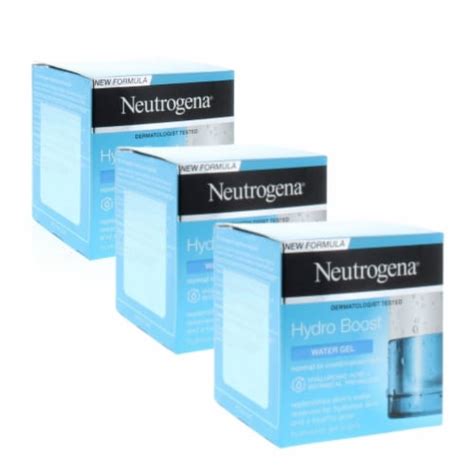 Neutrogena Hydro Boost Water Gel 50ml 3 Pack Hyaluronic Acid Moisturizer 3 Count Smiths Food