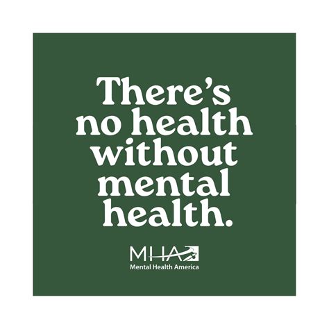 No Health Without Mental Health Sticker – Mental Health America