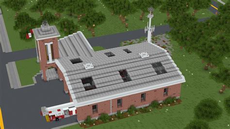 Traditional Fire Station Minecraft Map