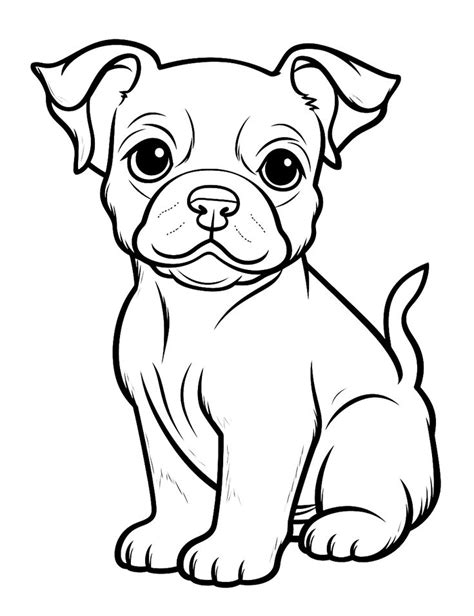 50 Puppy Coloring Pages: 2024 Free Printable Sheets | Dog coloring page ...