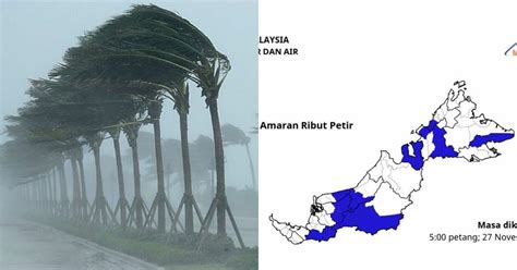 Amaran Hujan Lebat Ribut Petir Landa Beberapa Tempat Di Sabah Dan