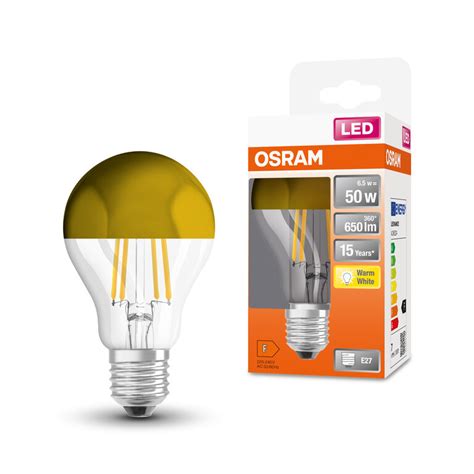 Osram Ledvance Led Filament Classic A Verspiegelt Gold W