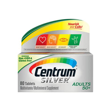 Centrum Silver Multivitamin For Adults 50 Plus Multimineral Supplement