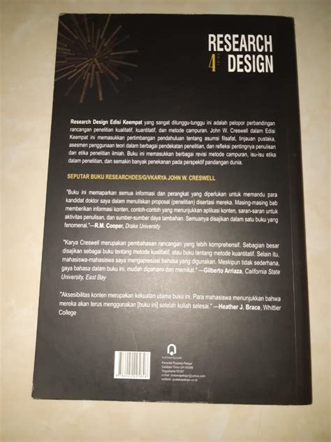 Buku Research Design Pendekatan Metode Kualitatif Kuantitatif Dan