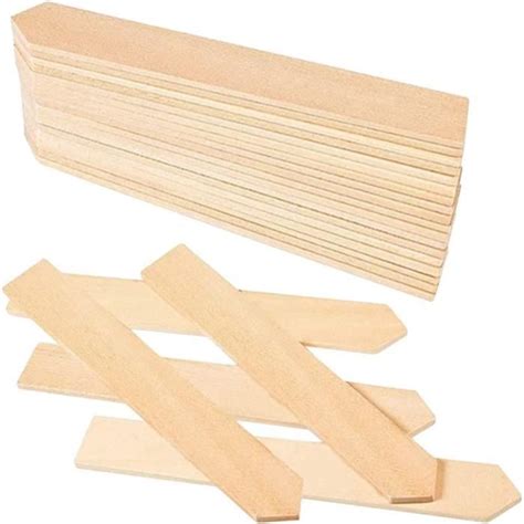 Lot De Tiquettes En Bois Pour Plantes Marqueurs Pour Pots De