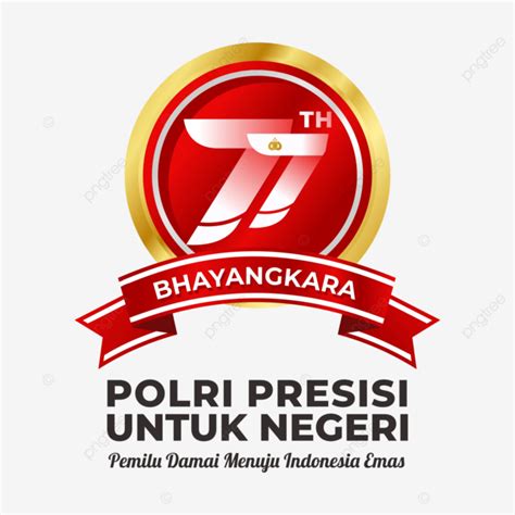 Logo Of Polri Anniversary 2023 Or Bhayangkara S 77th Vector, Bhayangkara 2023 Anniversary Logo ...