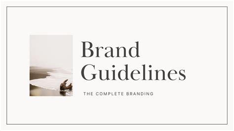 Classic Brand Guidelines Template Canva Indesign Brand Style Guide Presentation Design