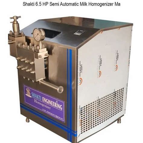 Milk Homogenizer Machine Shakti 6 5 HP Semi Automatic Milk