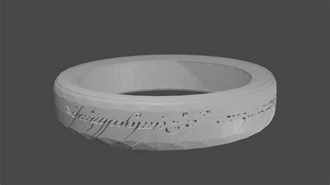 One Ring D Print Free D Model D Printable Cgtrader