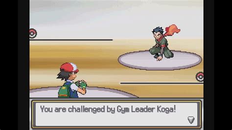 Pokemon Fire Ash EP 8 Fuchsia City Gym Challenge Leader Koga