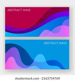 Abstract Wave Banner Background Template Card Stock Vector (Royalty ...