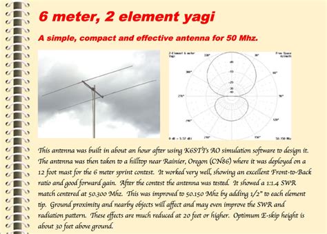 2 Element Yagi For 50 MHz The DXZone