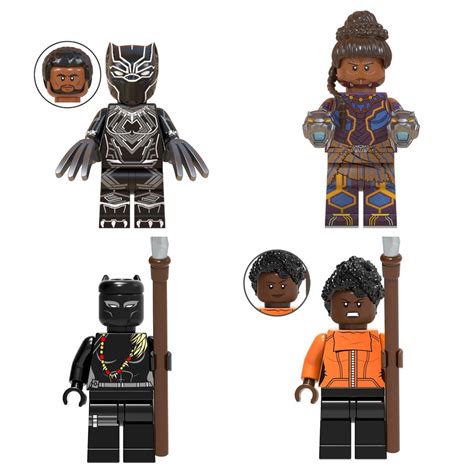 Black Panther Wakanda Forever Character Minifigures Lego Compatible