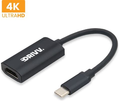 Drivv Usb C Naar Hdmi Adapter Ondersteunt 4k 60hz Type C To Hdmi