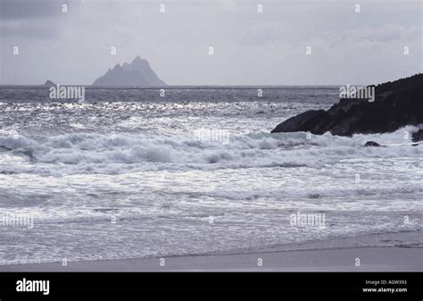 View To The Skellig Islands From Kerry Coast Ireland Stock Photo Alamy