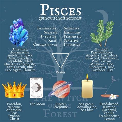 The Witch Of The Forest ☾ On Instagram “♓️ ℙ𝕚𝕤𝕔𝕖𝕤 𝕊𝕖𝕒𝕤𝕠𝕟 ♓️ Today Marks The Start Of Pisces