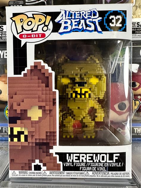 Altered Beast Werewolf Gold 8 Bit 32 Vaulted Popsession