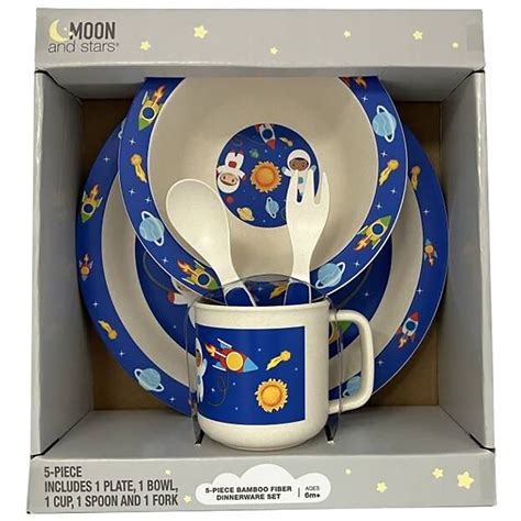 Moon And Stars 5 Piece Kids Dinnerware Set Walgreens