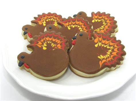 Items Similar To Decorated Thanksgiving Turkey Sugar Cookies On Etsy