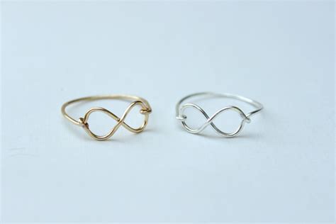 Infinity Ring Set of 2 - Etsy