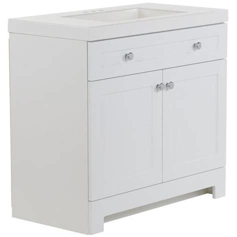 Glacier Bay Everdean 37 In W X 19 In D X 34 In H Single Sink