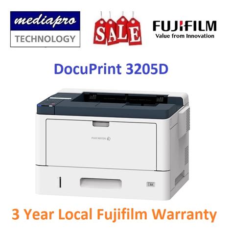 FUJIFILM DocuPrint 3205D A3 Monochrome USB Ethernet Duplex Printer