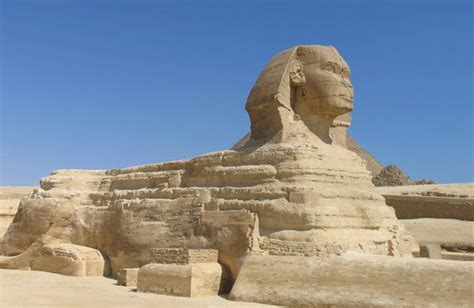 La Esfinge De Giza Construida A Partir De Un Montículo De Roca Dejado