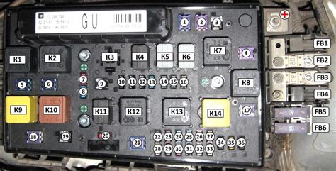 Fuse Box Diagram Vauxhall Astra