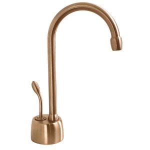 In Velosah Handle Hot Water Dispenser Faucet With Instant Hot Water Tank Antique Copper