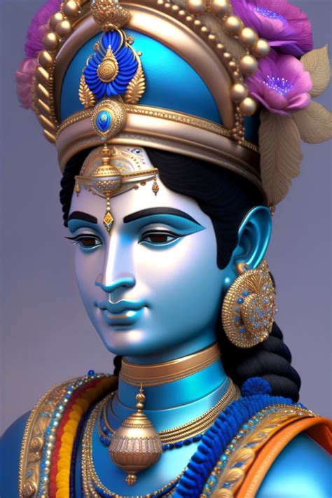 Lexica Blue Skin Lord Krishna Is Often Depicted With Blue Skin