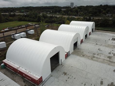 Fabric Covered Shipping Container Buildings