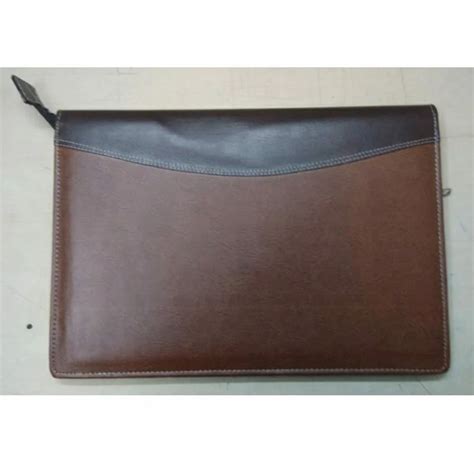 Leather Document File Folders Brown Size A At Rs Piece In New